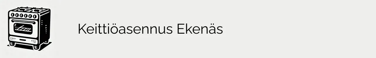 Keittiöasennus Ekenäs